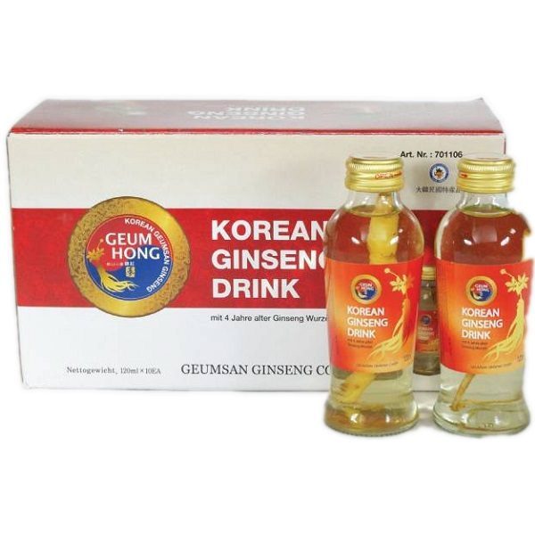 Ženšenio šaknies gėrimas su šaknimi - Korean ginseng drink