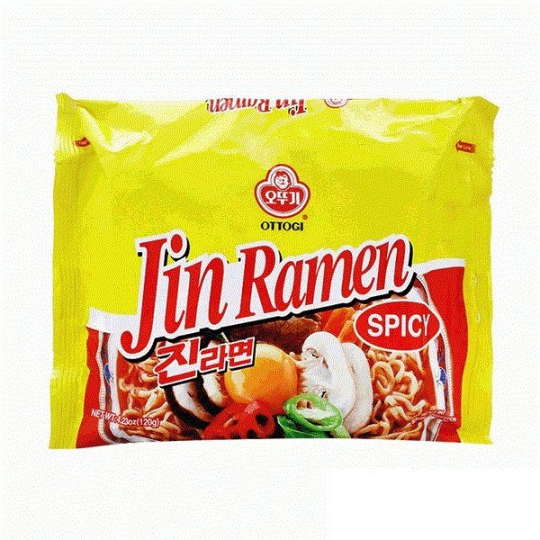 Aštrūs makaronai su daržovėmis – „Jin Ramen Spicy“