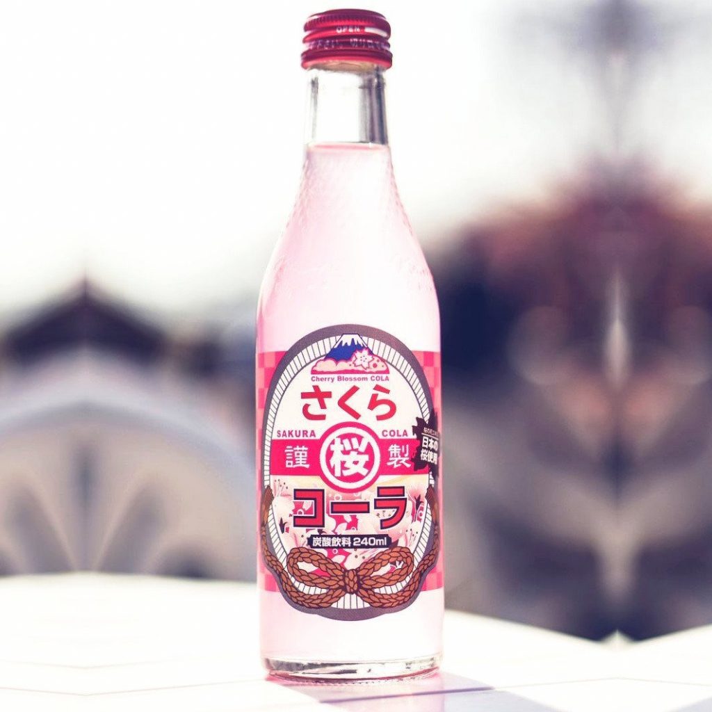 Kimura Sakura Cola Japoniškas sakurų skonio limonadas 240ml